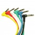 Набор из 6 угловых кабелей джек-джек (28см)