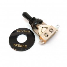 Гитарный тумблер в стиле Les Paul Selector Switch (Черный)