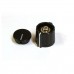 Elma/Sifam style Wing Collet Knob (Black base)